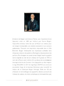 Catalogue Bulgari France 2015 page 5