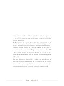 Catalogue Bulgari France 2015 page 54
