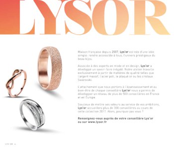 Catalogue Lys'or France 2017 page 4
