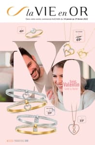 Catalogue Auchan La Vie En Or Saint Valentin 2022 page 1