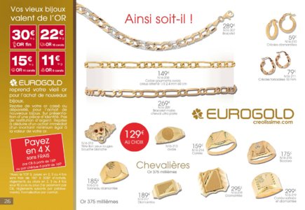 Catalogue Eurogold Martinique Noël 2016 page 26