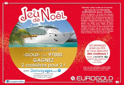 Catalogue Eurogold Martinique Noël 2016 page 27