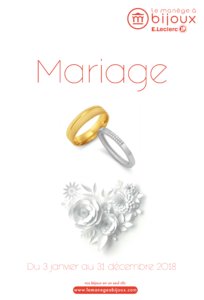 Catalogue Le Manège à Bijoux Mariage 2018 page 1