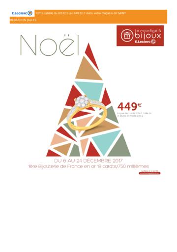 Catalogue Le Manège à Bijoux Noël 2017