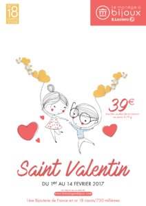 Catalogue Le Manège à Bijoux Saint Valentin 2017 page 1