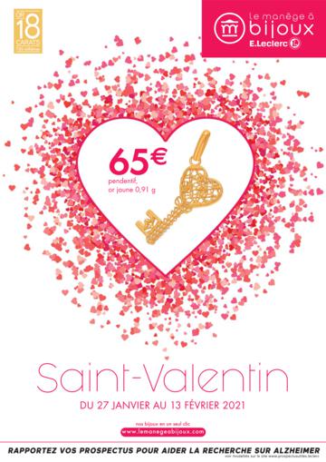 Catalogue Le Manège à Bijoux Saint Valentin 2021