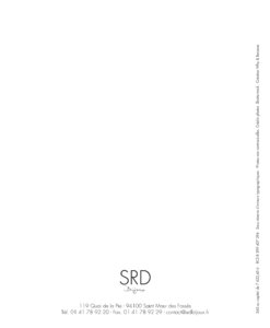 Catalogue SRD France Ventes Privées 2017 page 52