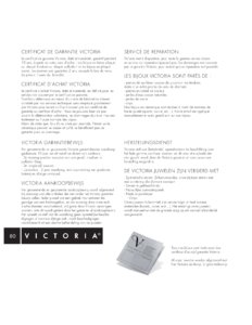 Catalogue Victoria Benelux 2015 page 82